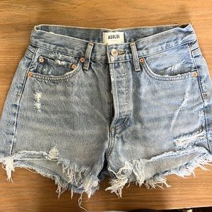 Agolde vintage Parker shorts in swapmeet sz 25